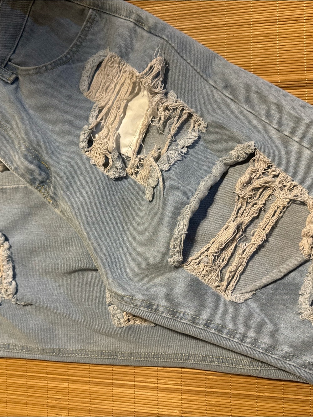 Light Blue Distressed Women’s Jeans